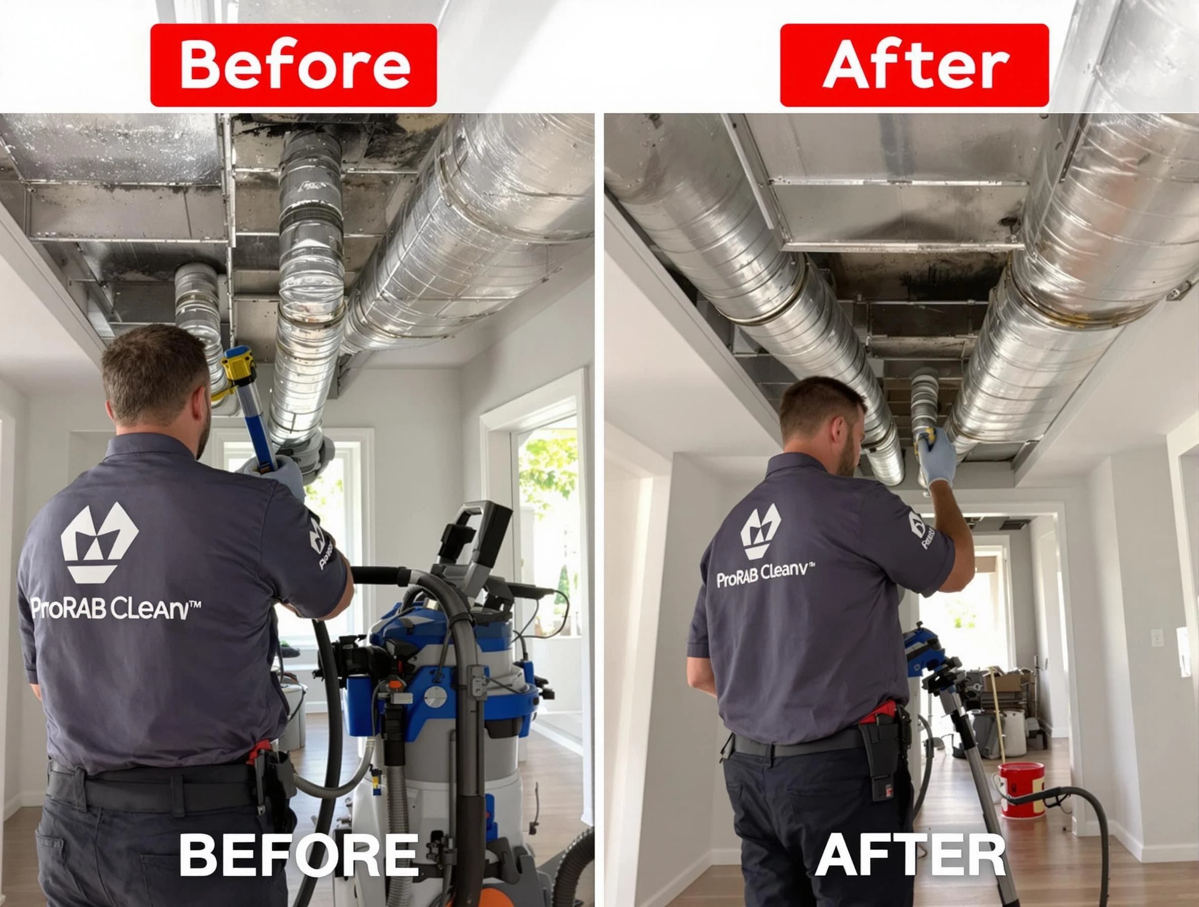 Washington Terrace Air Duct Cleaning expert performing thorough residential duct cleaning in a Washington Terrace home