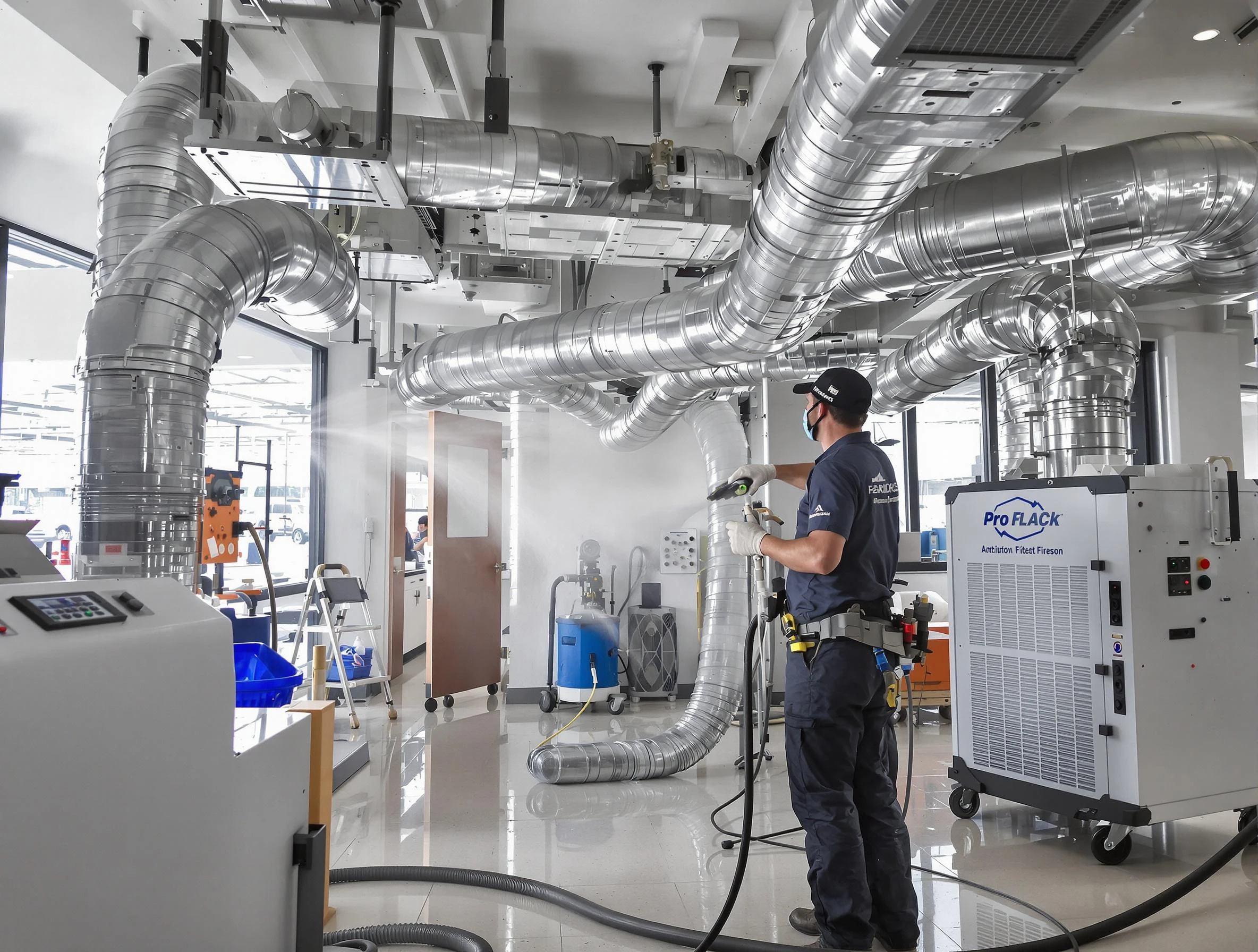 Negative Pressure Air Duct Cleaning in Washington Terrace